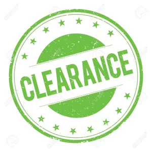 CLEARANCE