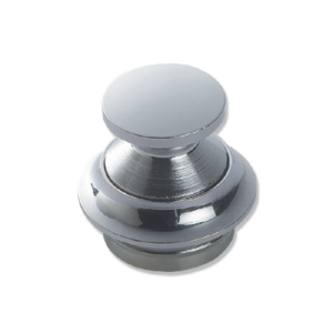 Knob and Ferrule 13mm - Chrome