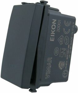 Vimar Eikon 1-way switch grey