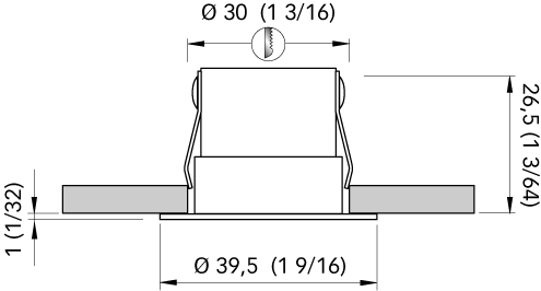 ELY SMOKEY DOWNLIGHT IP65
