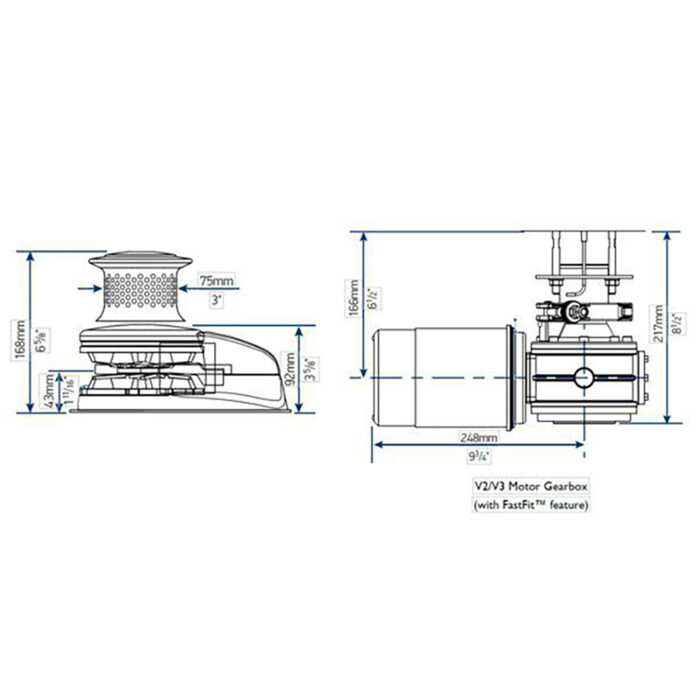 Lewmar V2 Vertical Windlass Full Kit