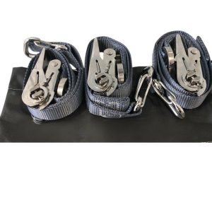 Tie Down Kit  3 strap -small tender, jet-ski
